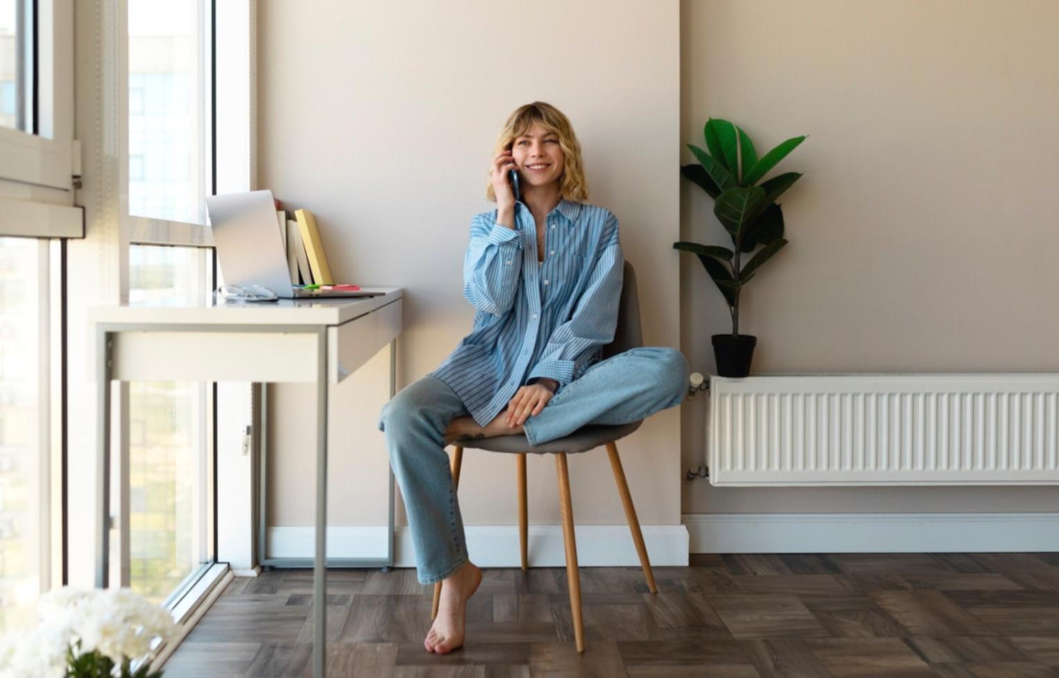 People collaborating in a modern workspace discussing financial planning